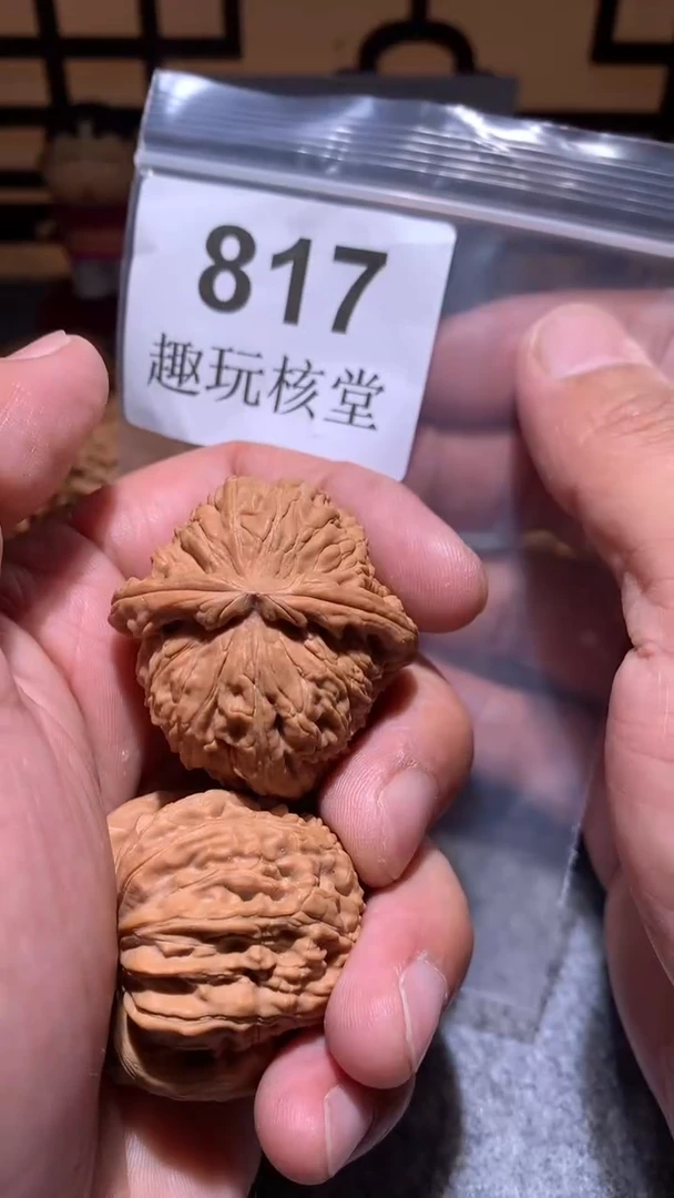 文玩核桃把件【趣玩核堂】 817号，39左右白狮子