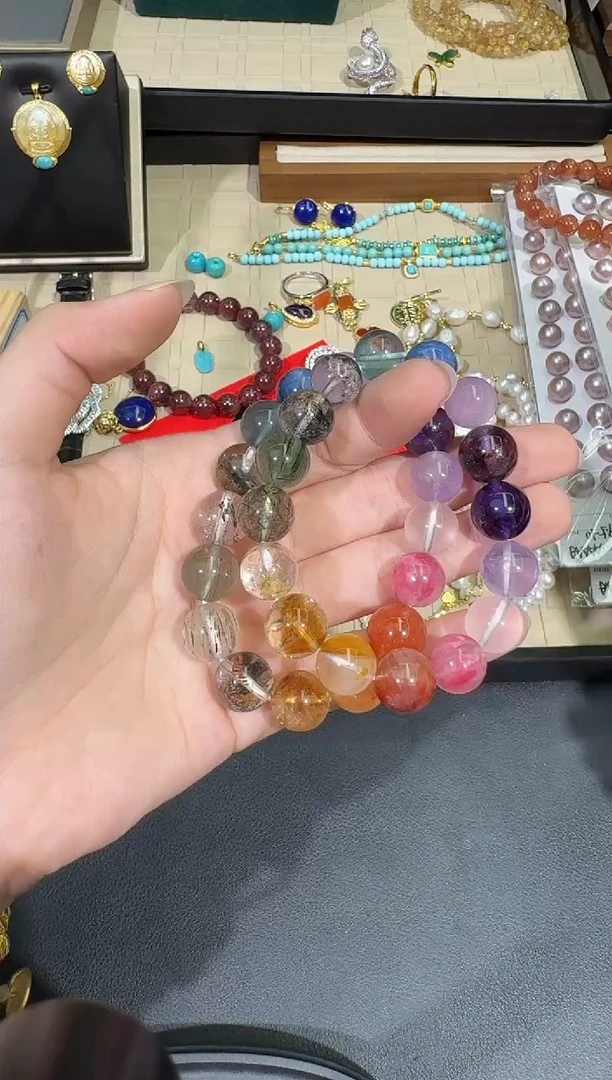 【闪购商品】水晶手串未镶嵌X0202-1332-81多样性发一件