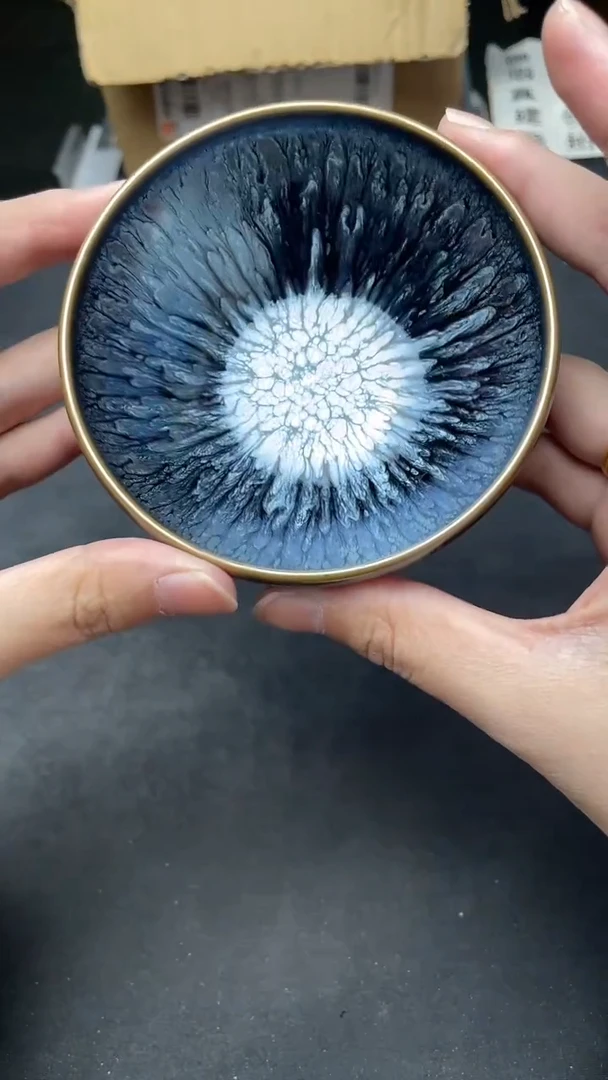 茶盏若烨百花建盏主人杯