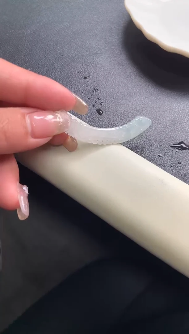 【闪购商品】翡翠颈饰未镶嵌玉璜-编绳