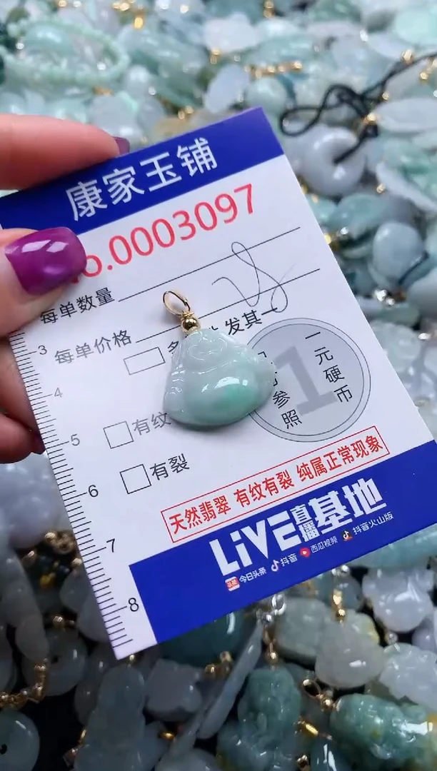 颈饰未镶嵌翡翠3097