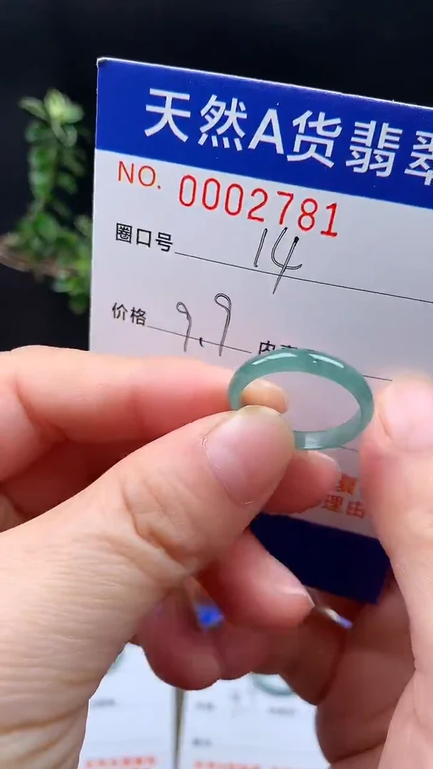 未镶嵌戒指翡翠14#