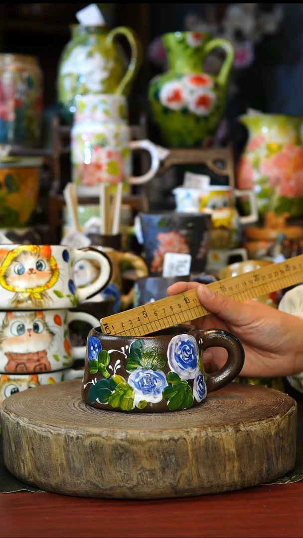 陶瓷152景德镇手工手绘釉下彩