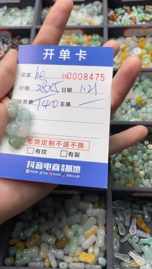 【闪购商品】翡翠颈饰未镶嵌00008475