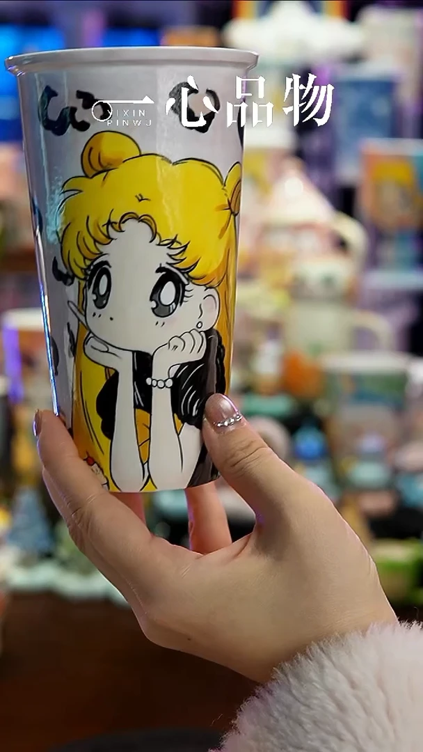 杯子瓷S120景德镇手工手绘杯子摆件