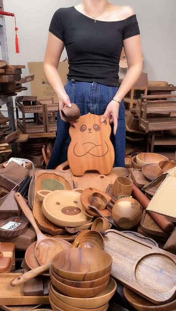 木  南美胡桃木大肚杯  A