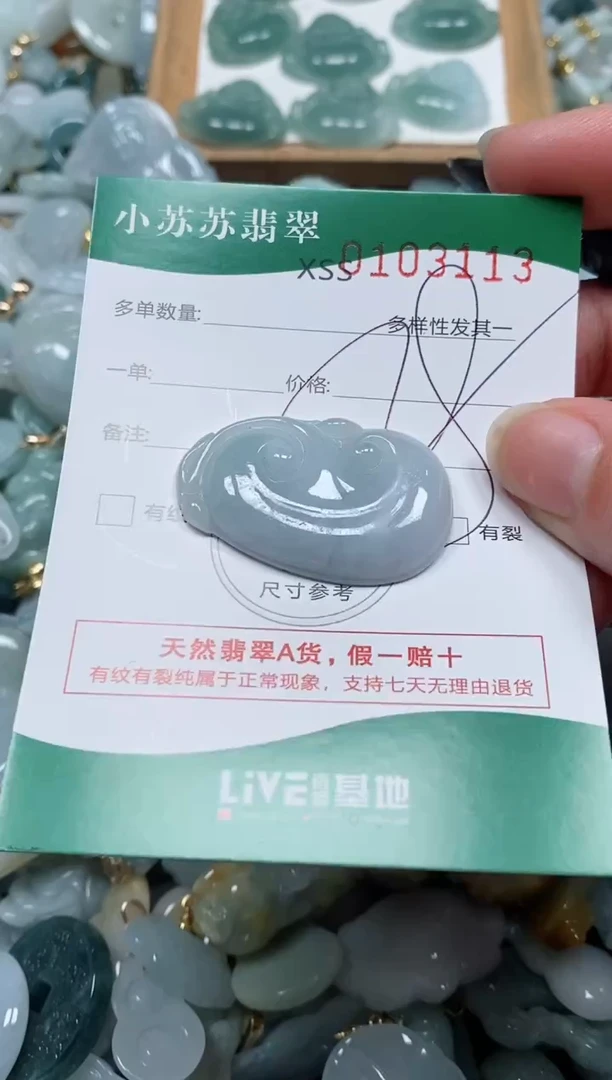 【闪购商品】翡翠颈饰未镶嵌闪购商品0103113