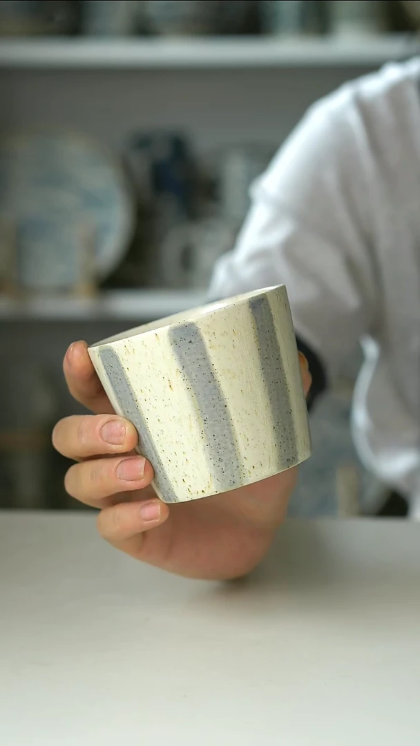 陶瓷提拉米苏香草猪口杯240ml@4-2@