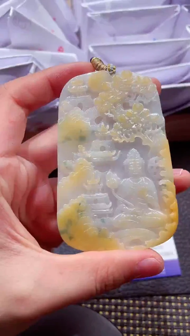 未镶嵌挂件翡翠000888