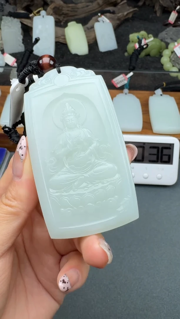 颈饰未镶嵌和田玉3