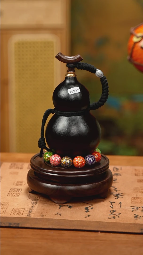 XE058大漆酒葫芦不包手串