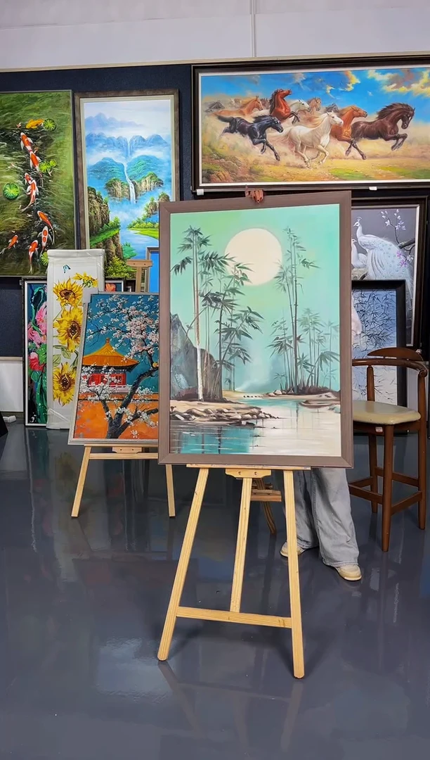 【闪购商品】油画72号 70*100月-手绘油画