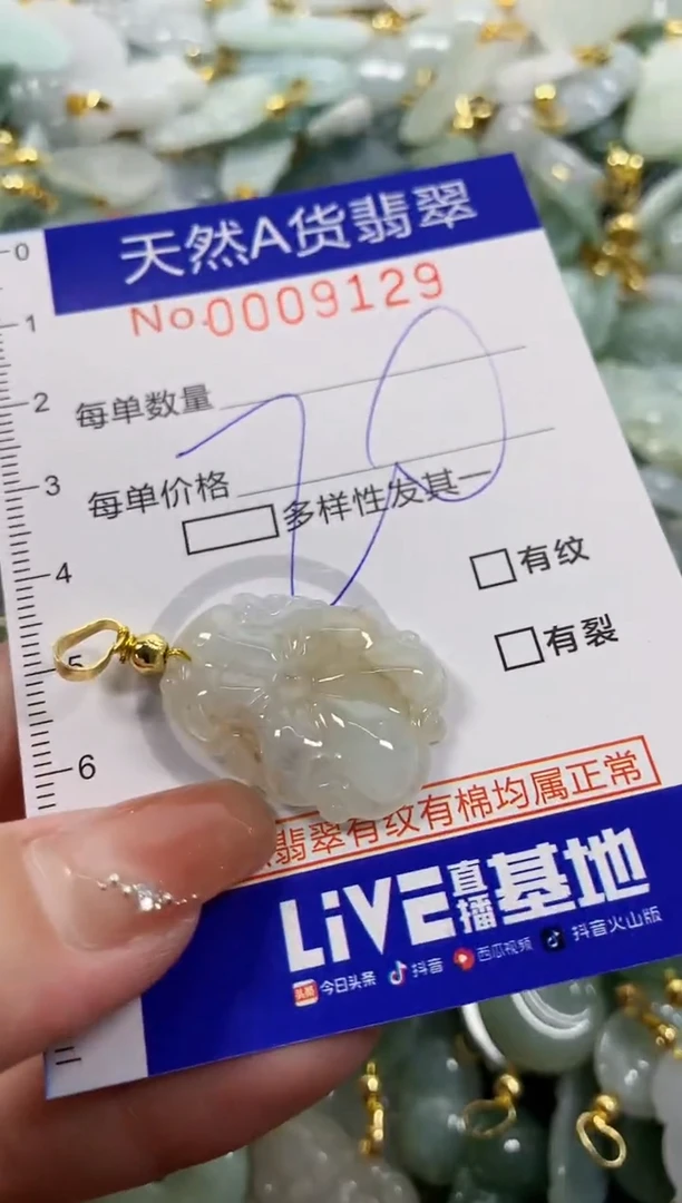 颈饰未镶嵌翡翠天然A货翡翠