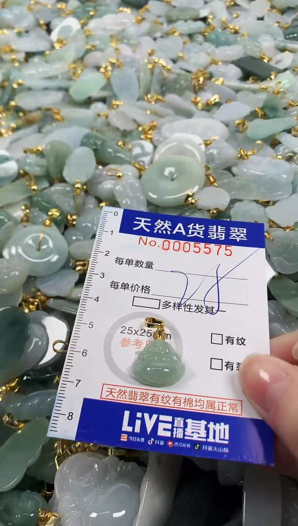 颈饰未镶嵌翡翠天然a货翡翠