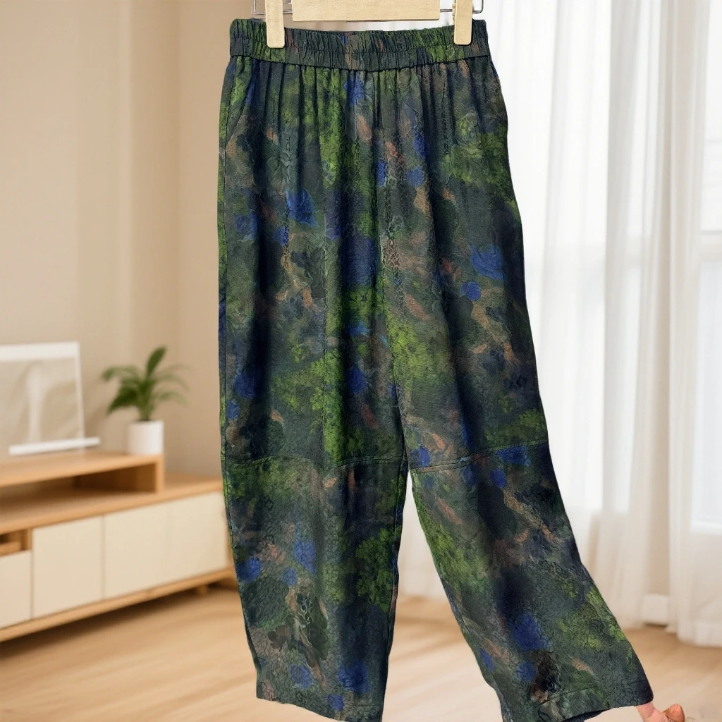 058【小吴专属】新款高定时尚百搭气质高级优雅弯刀哈伦裤