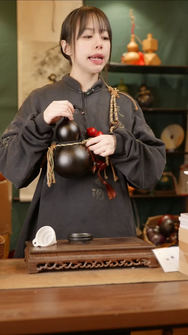 43号精品天然大漆酒葫芦一物一拍~