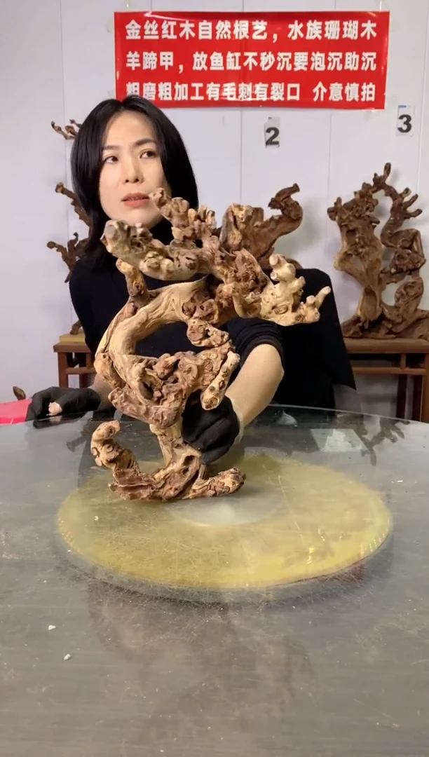 【闪购商品】木金丝红木 羊蹄甲