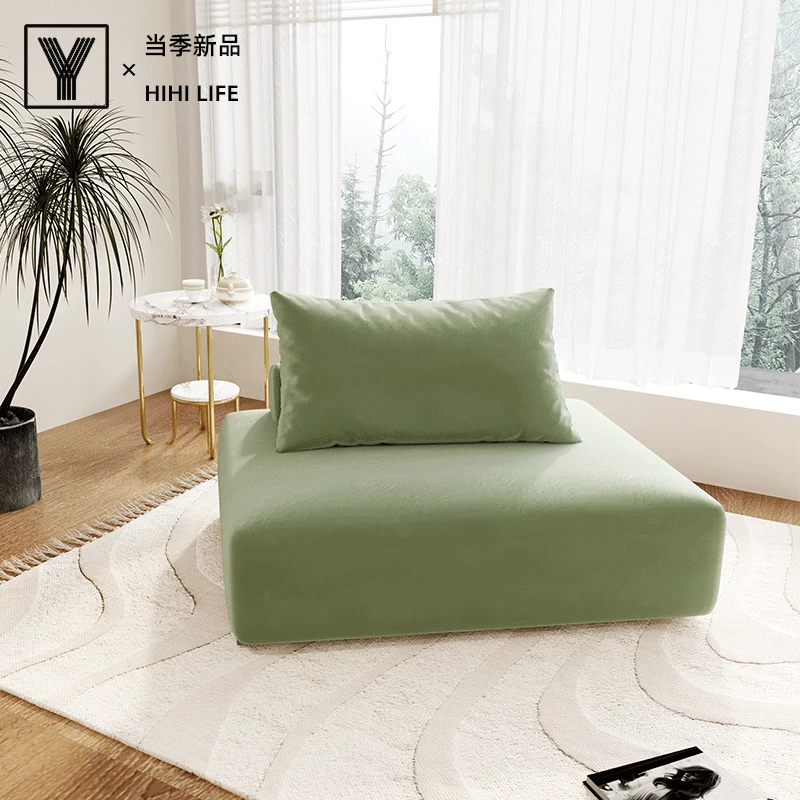 【语织相伴】波塞绒微光绒感轻奢高级感方块豆腐模块定制沙发套罩