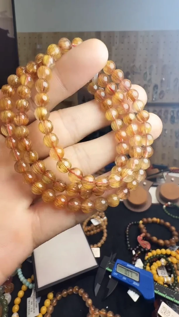 未镶嵌手链水晶村0134 约6mm