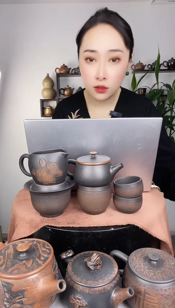 【闪购商品】壶建水紫陶金腰带5件套+公道杯