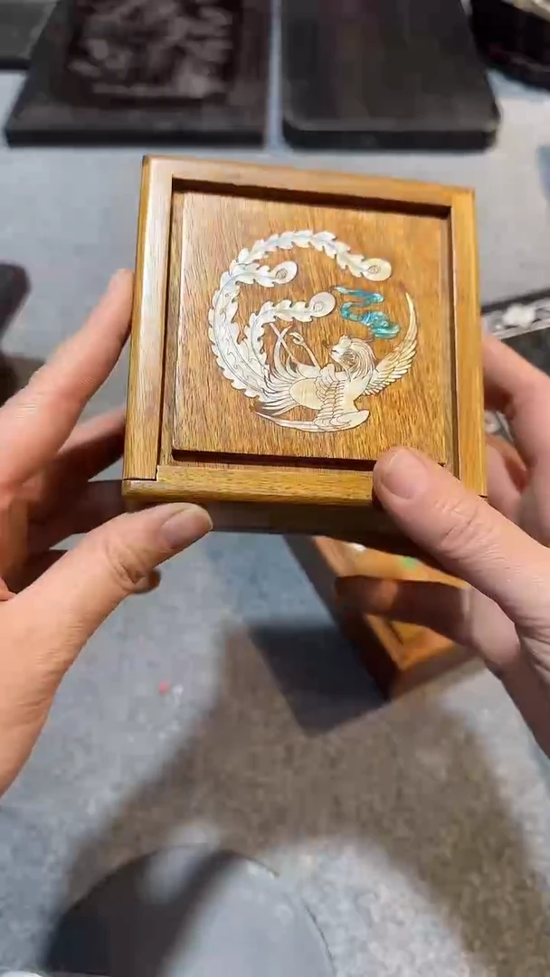 木紫檀拆件雕刻板以直播间实物为准微瑕老物件