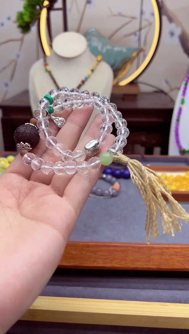 【闪购商品】水晶颈饰银S925镶嵌s40``````