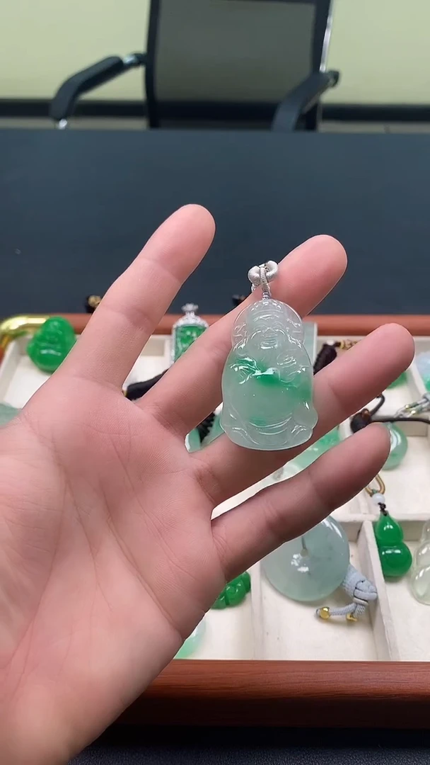 颈饰未镶嵌翡翠一物一图（所见即所得）