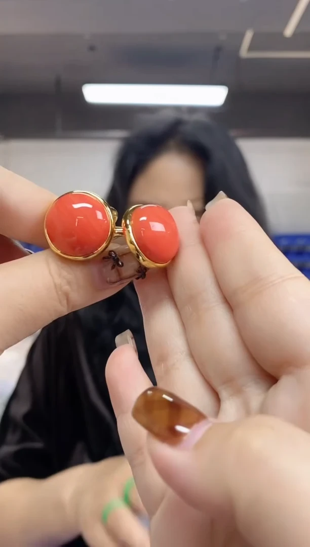 【闪购商品】玛瑙/玉髓戒指未镶嵌多样性发其一颜色微差