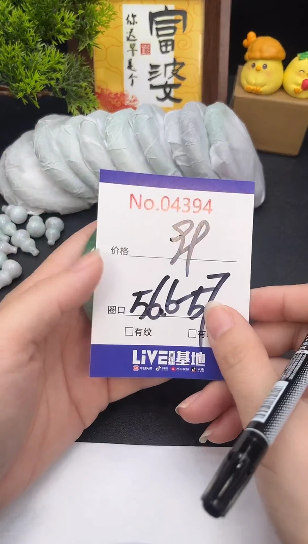 未镶嵌手镯翡翠4394