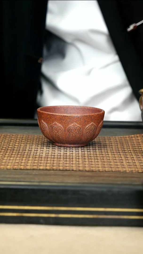 8《柴烧佛莲杯》柴烧