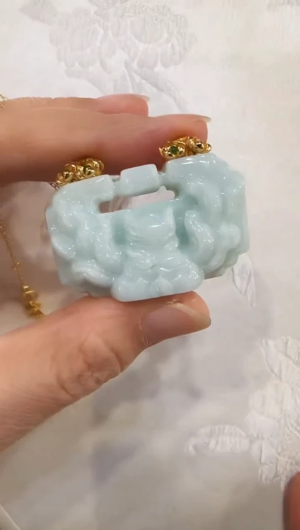 颈饰未镶嵌翡翠国风