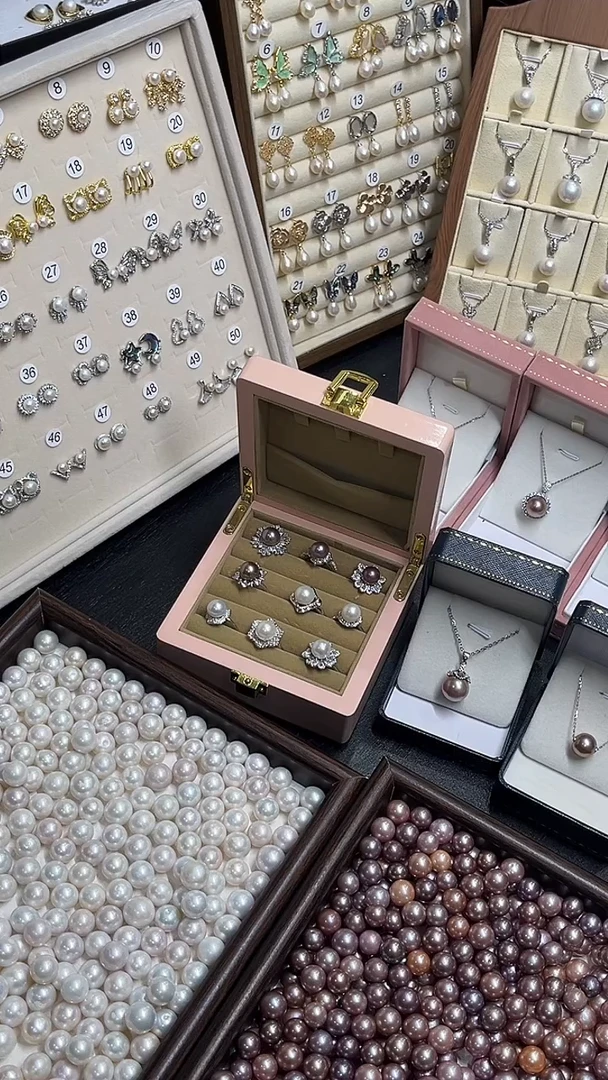 纯铜花岗石纯铜锡合金品质好的珍珠项链