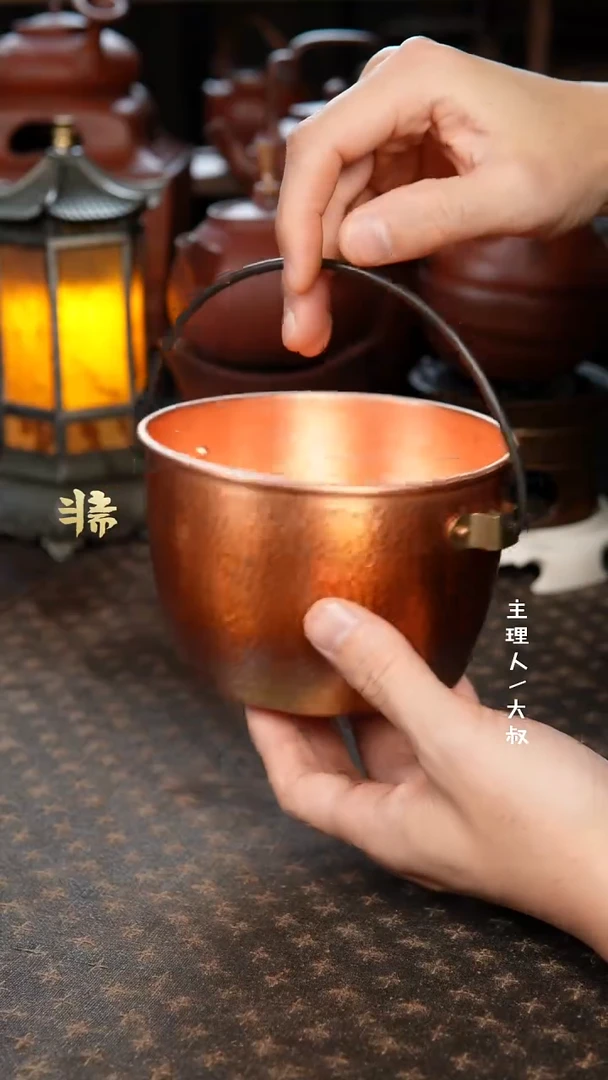 【闪购商品】春喜铜铜缸 煮茶 煮水 小火锅