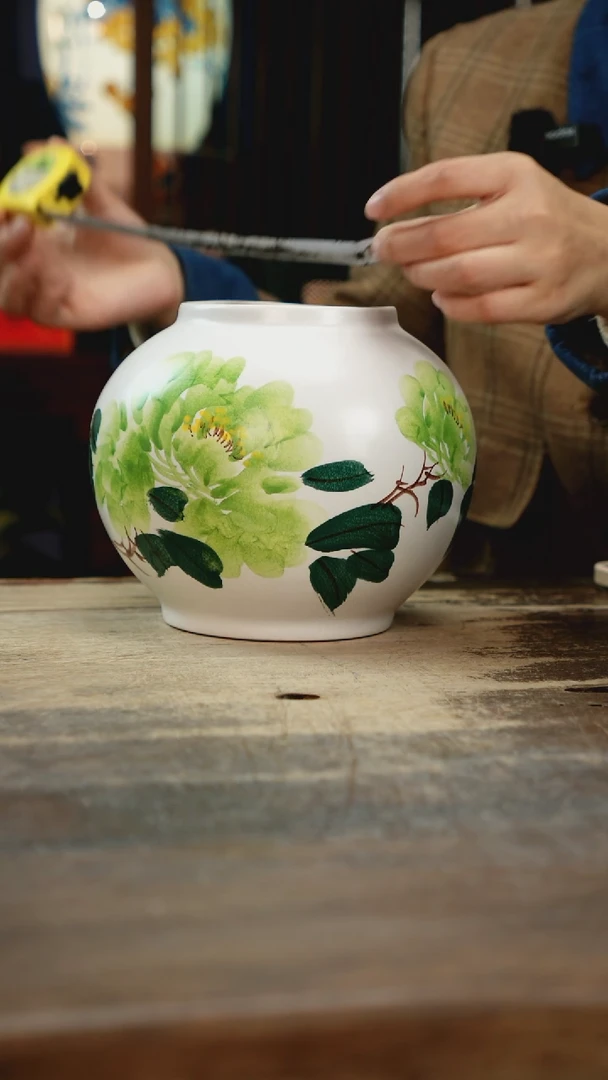 【闪购商品】瓷片景德镇纯手工釉下彩精品花瓶