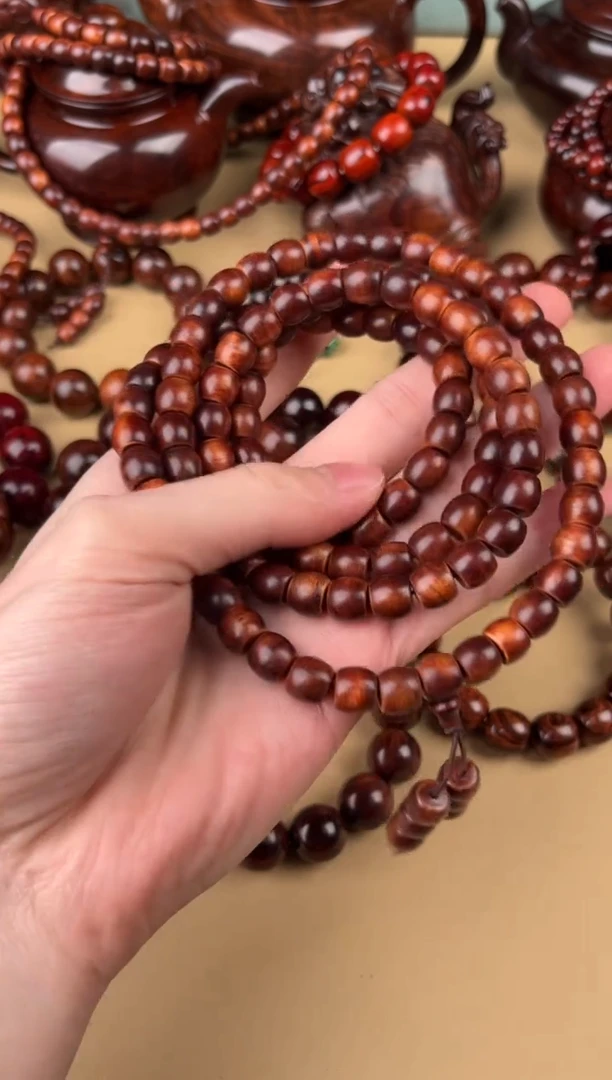 【闪购商品】黄花梨/降香黄檀手串/手链海南黄花梨糠梨8*9*108手链