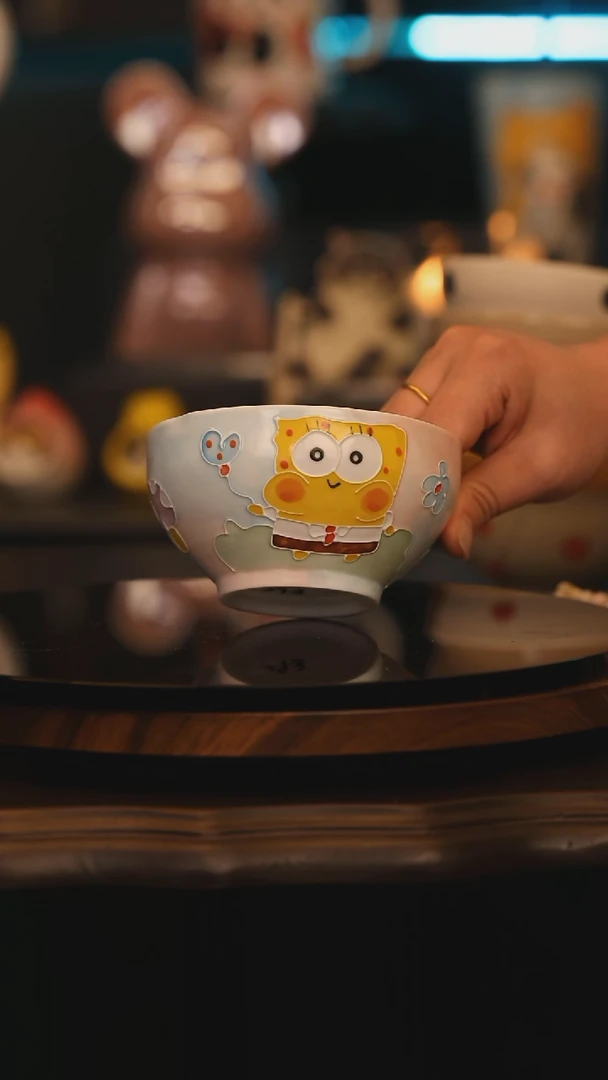 【闪购商品】摆件景德镇釉下彩绘设计师款陶瓷