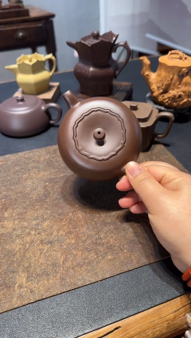 茶壶紫砂陆*柿柿如意