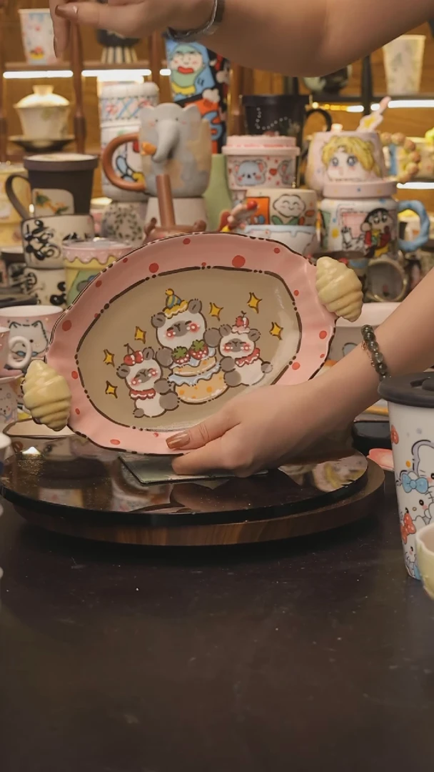 景德镇釉下彩绘设计师款式陶瓷