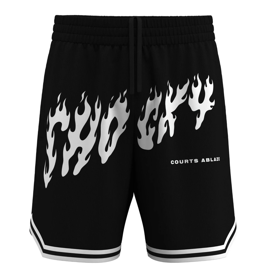 ANTA/安踏短裤男系带中性篮球黑色速干秋冬运动短裤宽松裤子