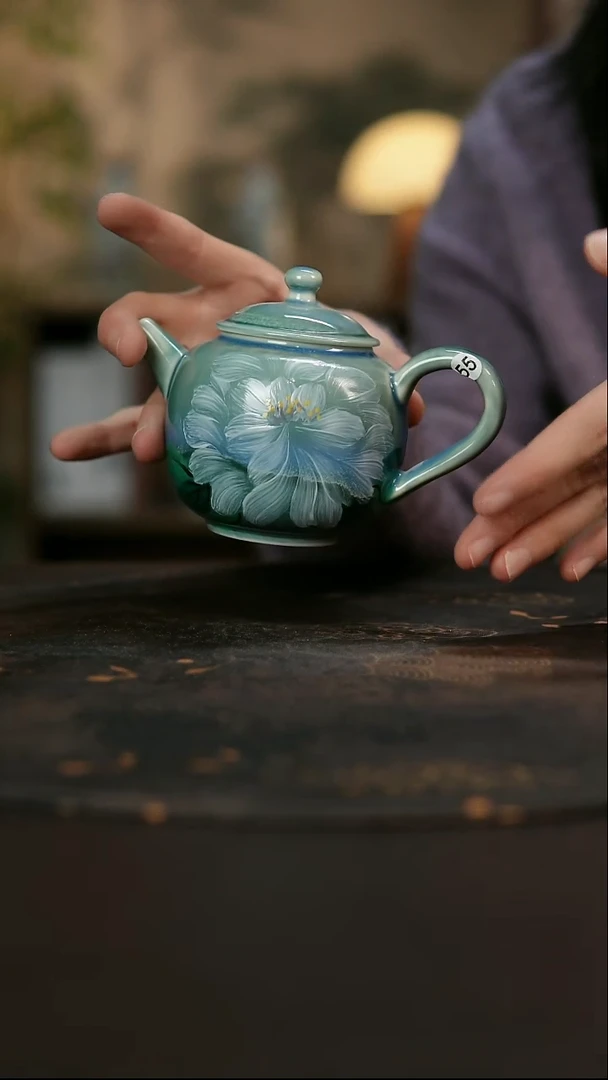 景德镇陶瓷杯碗柴烧多人