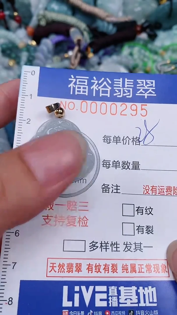 翡翠未镶嵌颈饰...0000295