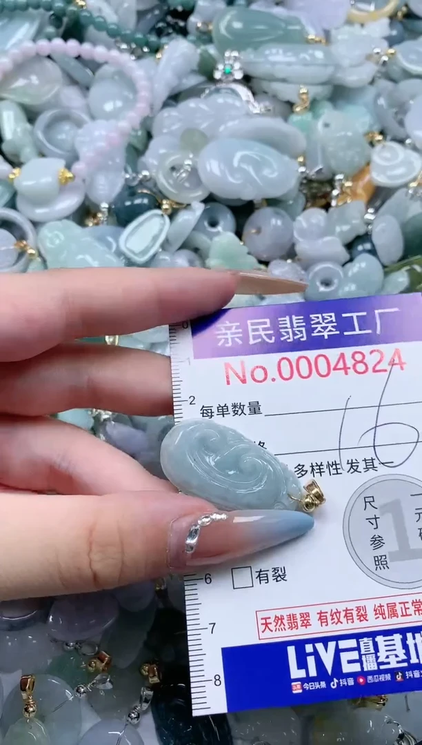 翡翠未镶嵌吊坠(不含链)4824