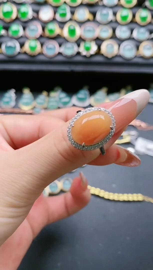 【闪购商品】翡翠戒指银S925镶嵌11111111