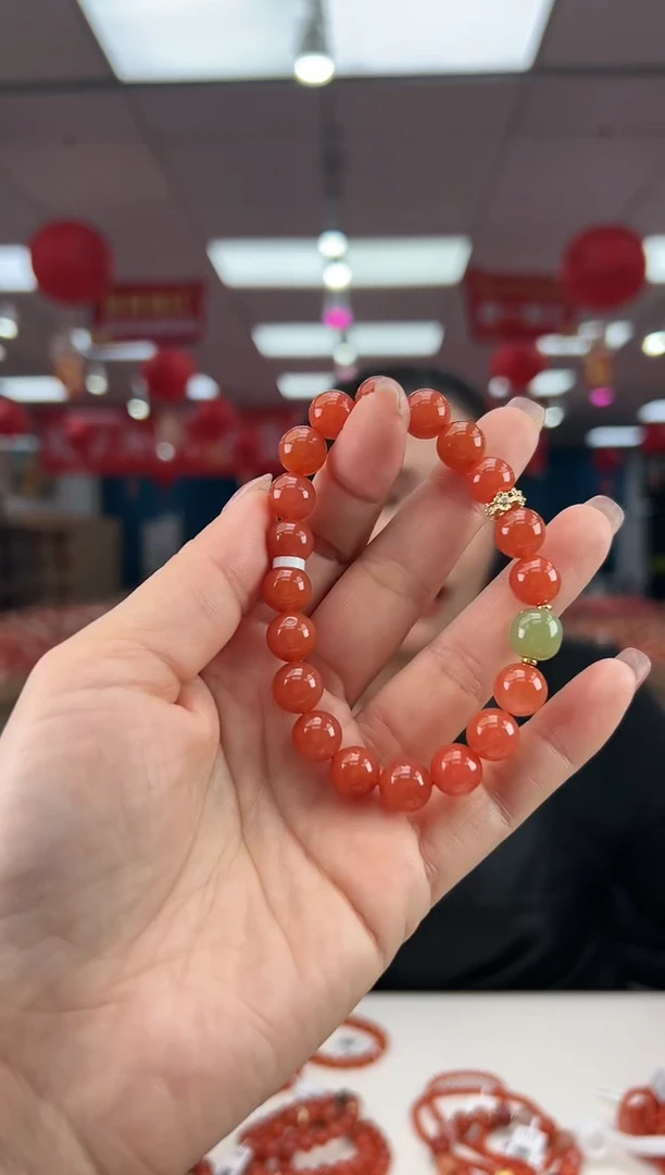 【闪购商品】南红玛瑙珠串未镶嵌多样发其一/9