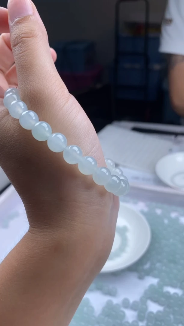 翡翠未镶嵌颈饰无*贞城散珠批发DIY编制
