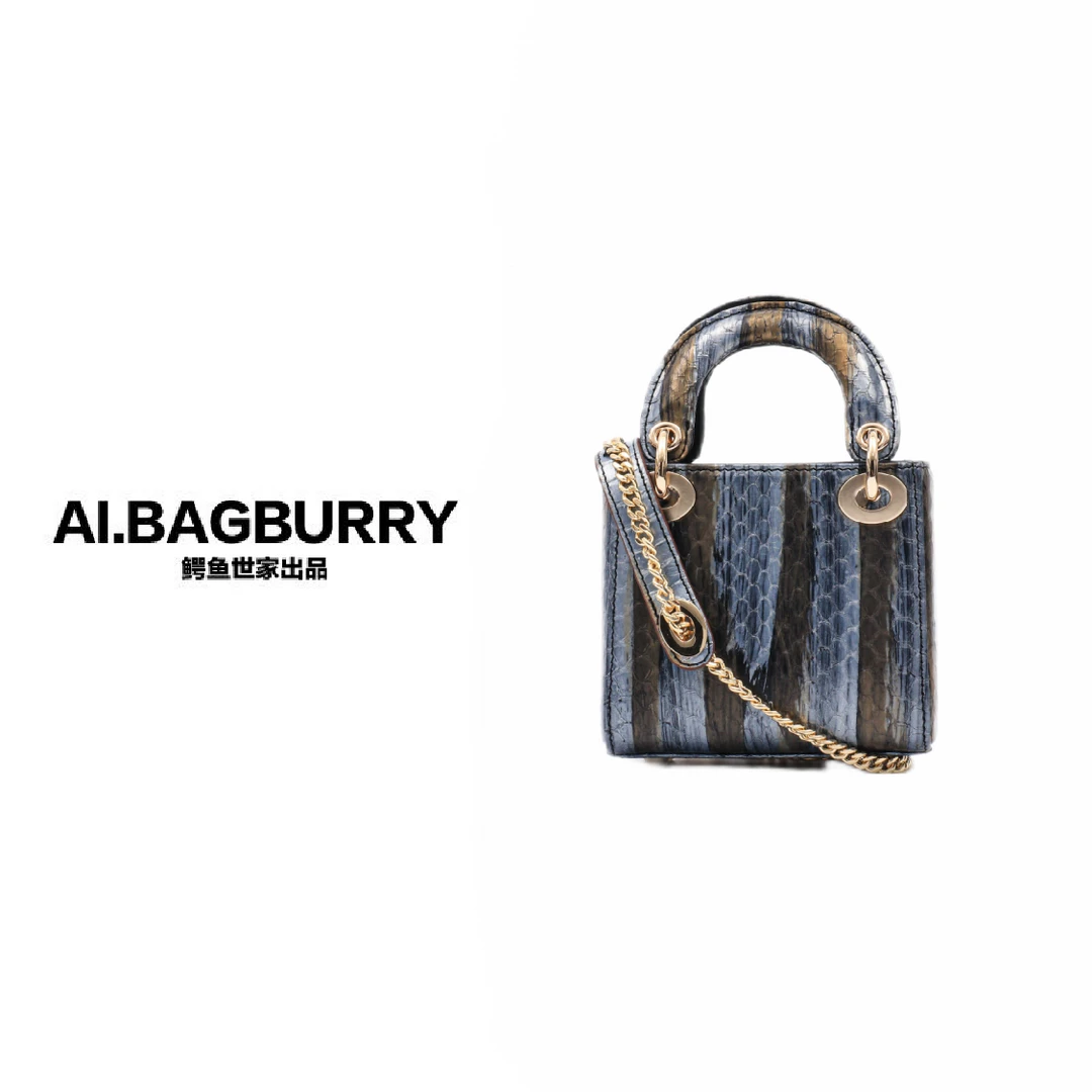 AI.BAGBURRY2025秋冬新款雅丹女士真皮百搭时尚蛇皮包包