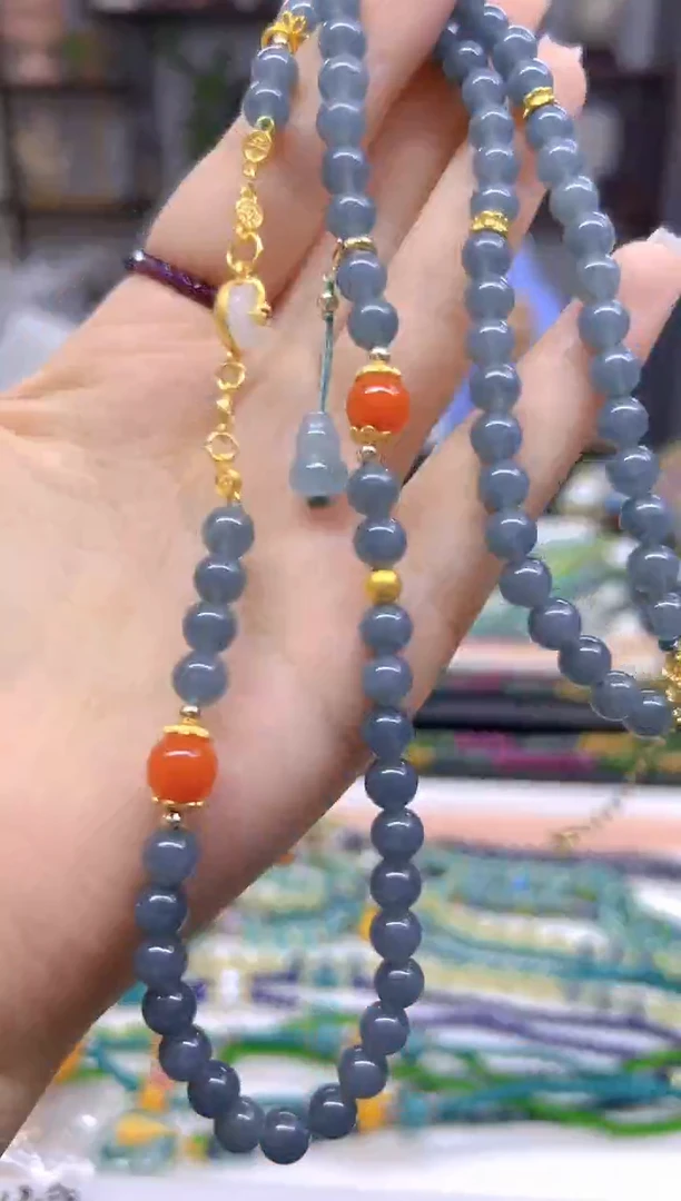 翡翠未镶嵌颈饰DIY款X480