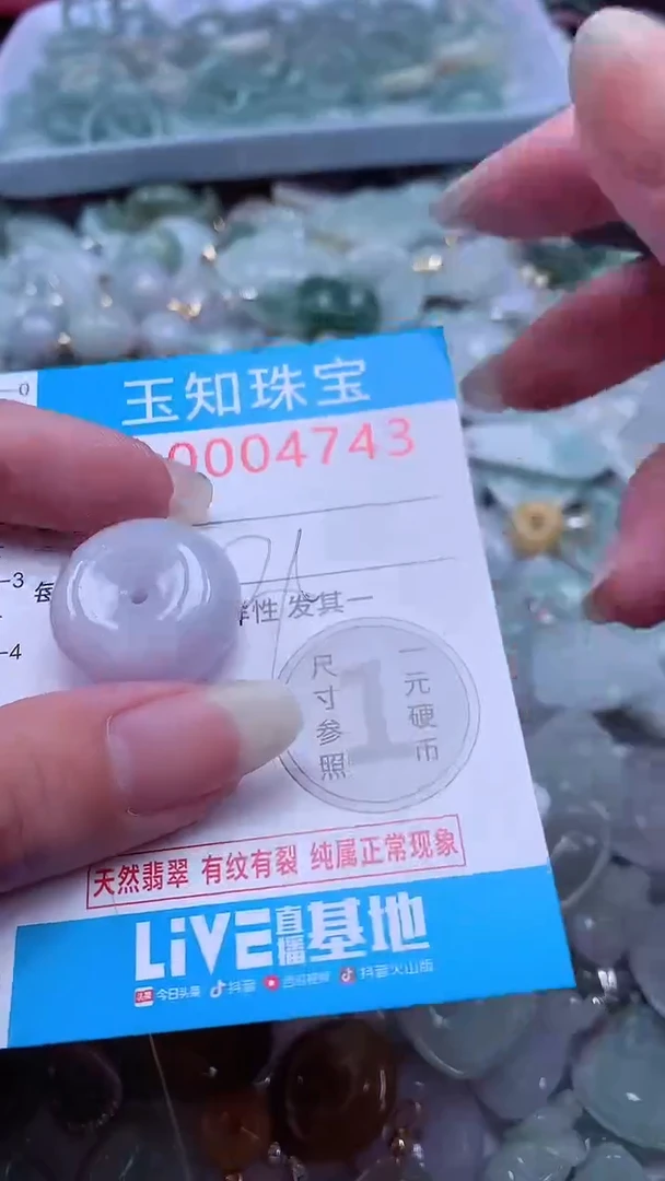 翡翠未镶嵌吊坠(不含链)4743