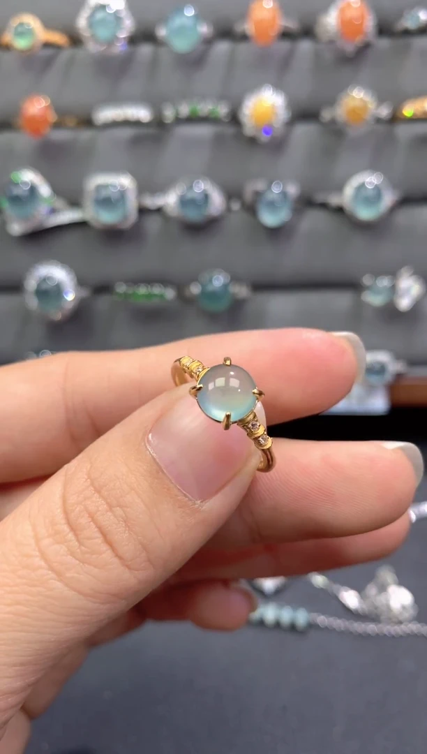 未镶嵌戒指翡翠天然A货翡翠