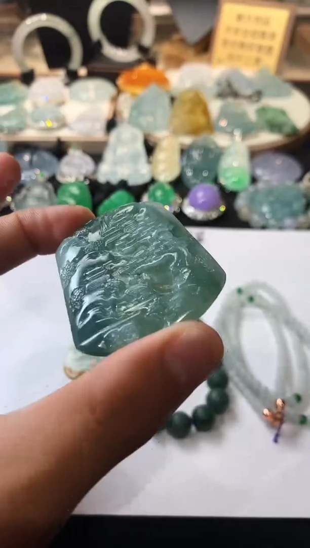 未镶嵌定制翡翠世***大4073毛货不退不换